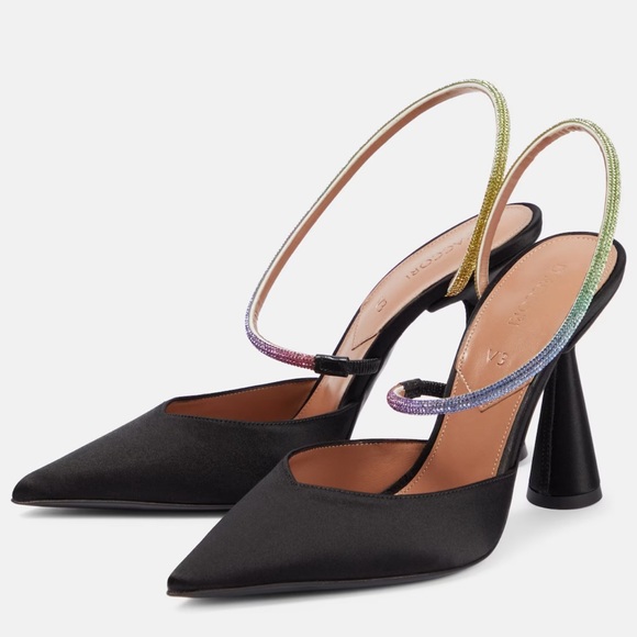 D'ACCORI
Saturn satin slingback mules - Picture 4 of 5